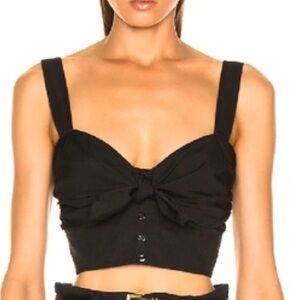 A.L.C | Griffin Cropped tie front top NWOT
